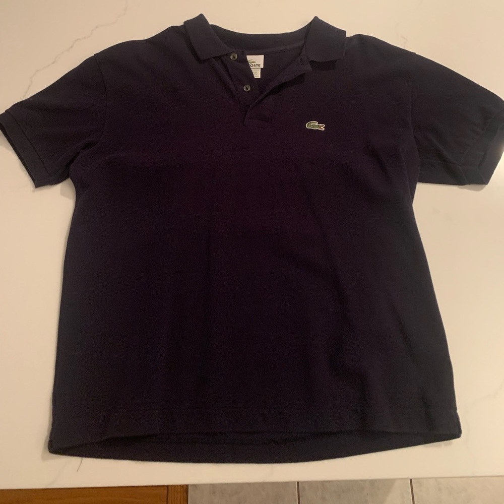Lacoste men’s size 5 navy polo